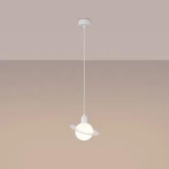 Sollux Hyperion 1 fehér függesztett lámpa (SOL-SL.1356) G9 1 izzós IP20