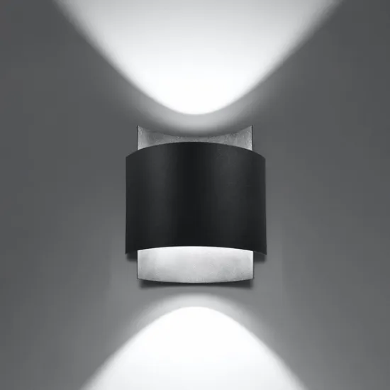 Sollux Impact fekete fali lámpa (SOL-SL.0858) G9 1 izzós IP20