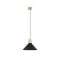 Sollux Jaga fekete-natúr függesztett lámpa (SOL-SL.1320) E27 1 izzós IP20