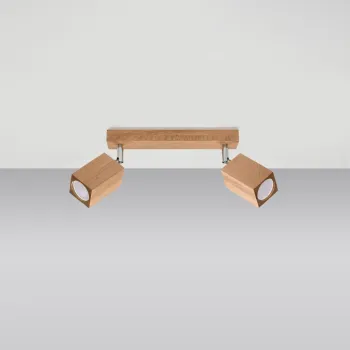 Sollux Keke 2 tölgy színű mennyezeti lámpa (SOL-SL.1036) GU10 2 izzós IP20