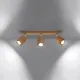 Sollux Keke 3 tölgy színű mennyezeti lámpa (SOL-SL.1037) GU10 3 izzós IP20