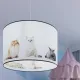 Sollux Kitty 30 fehér-színes gyerek függesztett lámpa (SOL-SL.1420) E27 1 izzós IP20
