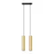 Sollux Lagos 2 fényes arany függesztett lámpa (SOL-SL.1241) GU10 2 izzós IP20