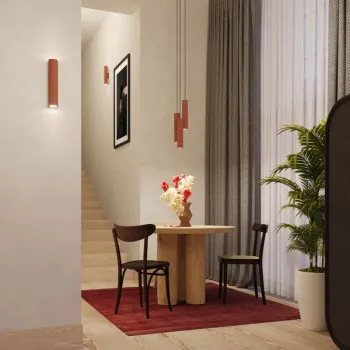 Sollux Lagos 3P vörös függesztett lámpa (SOL-SL.1492) GU10 3 izzós IP20