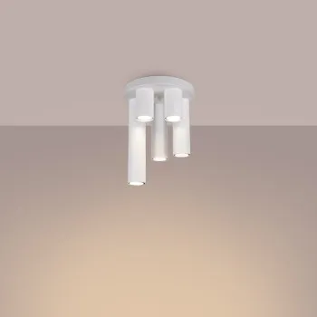 Sollux Lagos 5P fehér mennyezeti lámpa (SOL-SL.1465) GU10 5 izzós IP20