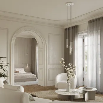 Sollux Lami 1 fehér függesztett lámpa (SOL-SL.1686) GU10 1 izzós IP20