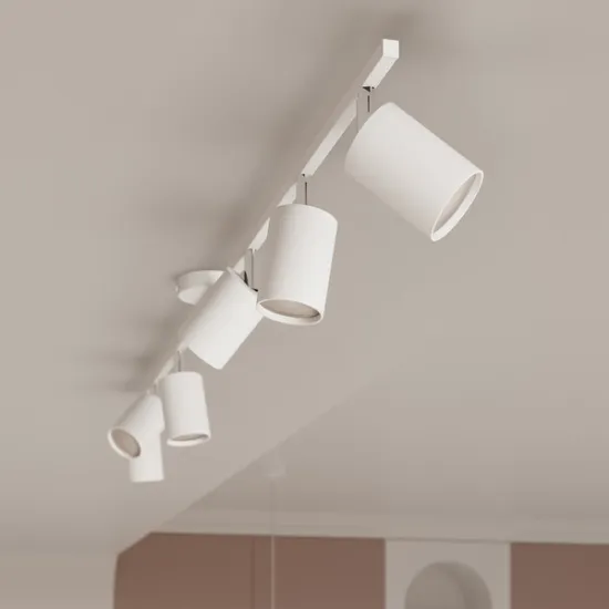 Sollux Lemmi 6L fehér mennyezeti lámpa (SOL-SL.1228) GU10 6 izzós IP20