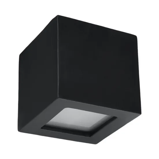 Sollux Leo fekete fali lámpa (SOL-SL.0872) E27 1 izzós IP20