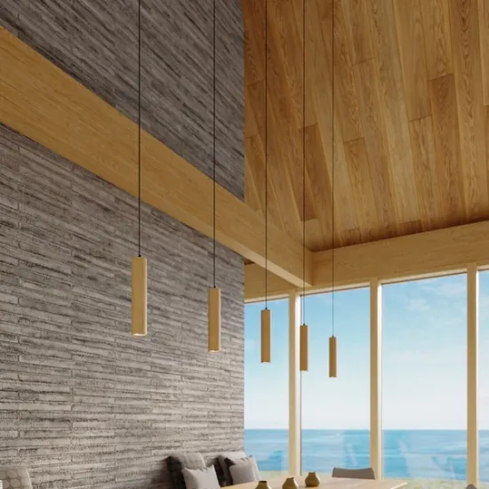 Sollux Lino fekete-natúr függesztett lámpa (SOL-SL.0636) GU10 1 izzós IP20