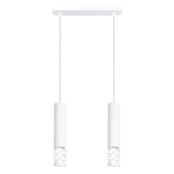 Sollux Liro 2 fehér függesztett lámpa (SOL-SL.1692) GU10 2 izzós IP20