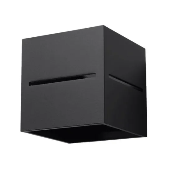 Sollux Lobo fekete fali lámpa (SOL-SL.0204) G9 1 izzós IP20