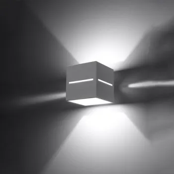 Sollux Lobo fehér fali lámpa (SOL-SL.0206) G9 1 izzós IP20