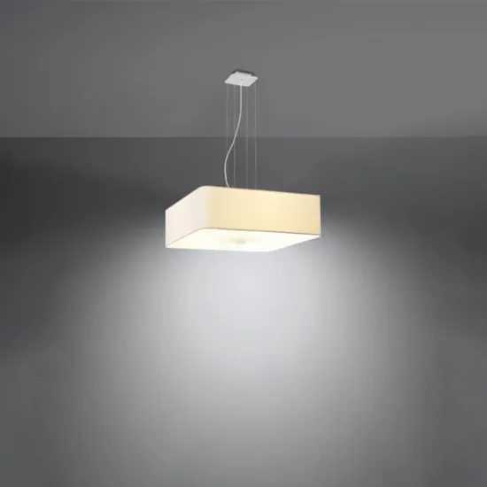 Sollux Lokko 55 fehér függesztett lámpa (SOL-SL.0823) E27 5 izzós IP20