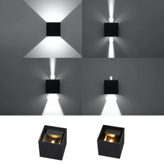 Sollux Luca fekete LED kültéri fali lámpa (SOL-SL.0545) LED 1 izzós IP54