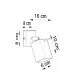 Sollux Merida fehér falikar (SOL-SL.0095) GU10 1 izzós IP20