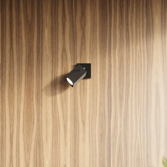 Sollux Merida fekete falikar (SOL-SL.0099) GU10 1 izzós IP20