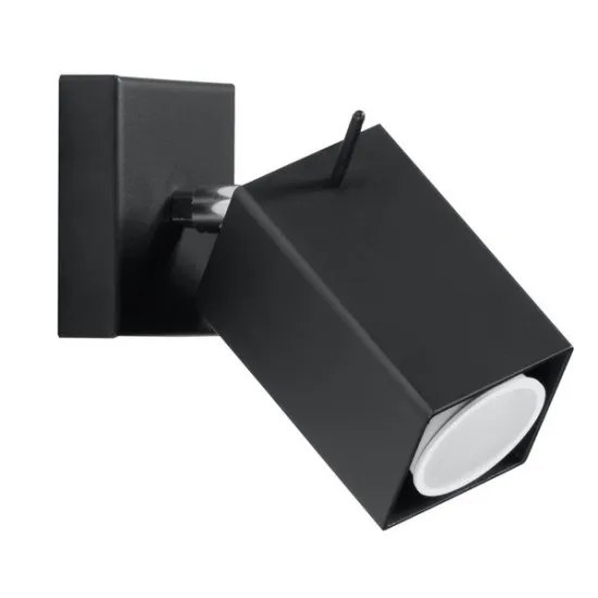 Sollux Merida fekete falikar (SOL-SL.0099) GU10 1 izzós IP20