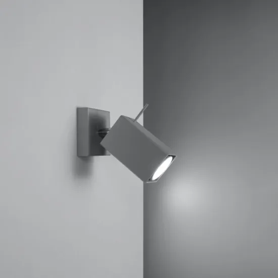 Sollux Merida  szürke falikar (SOL-SL.0455) GU10 1 izzós IP20