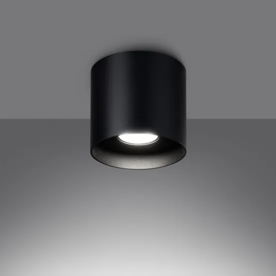 Sollux Mika fekete mennyezeti lámpa (SOL-SL.1281) GU10 1 izzós IP20