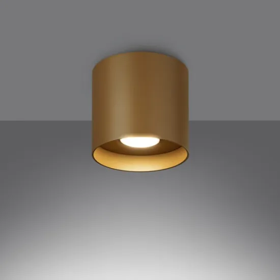 Sollux Mika arany mennyezeti lámpa (SOL-SL.1283) GU10 1 izzós IP20