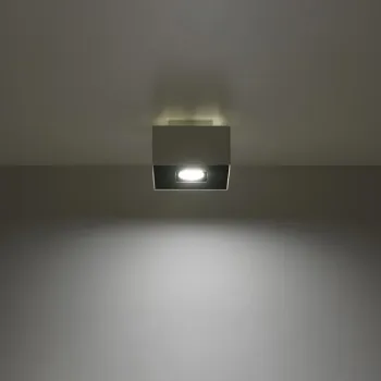 Sollux Mono 1 fehér-fekete mennyezeti lámpa (SOL-SL.0066) GU10 1 izzós IP20