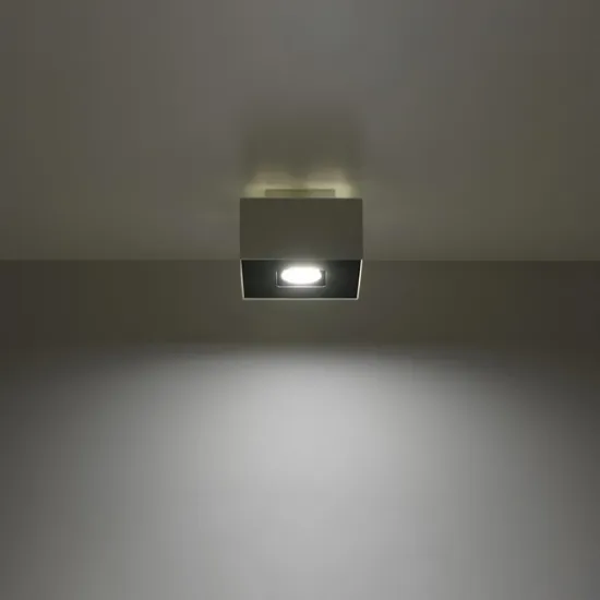 Sollux Mono 1 fehér-fekete mennyezeti lámpa (SOL-SL.0066) GU10 1 izzós IP20