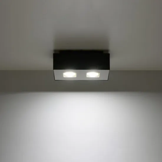Sollux Mono 2 fekete-fehér mennyezeti lámpa (SOL-SL.0071) GU10 2 izzós IP20