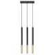 Sollux Mozaica 3L fekete-arany függesztett lámpa (SOL-SL.0892) G9 3 izzós IP20