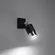 Sollux Nero fekete-króm falikar (SOL-SL.1064) GU10 1 izzós IP20
