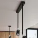 Sollux Norano 2 fekete mennyezeti lámpa (SOL-SL.1075) GU10 2 izzós IP20