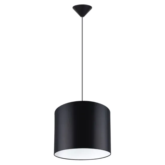 Sollux Nova 30 fekete függesztett lámpa (SOL-SL.1405) E27 1 izzós IP20