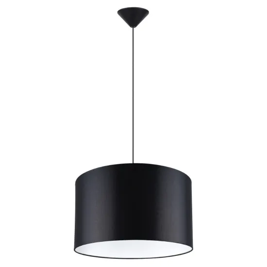 Sollux Nova 40 fekete függesztett lámpa (SOL-SL.1406) E27 1 izzós IP20