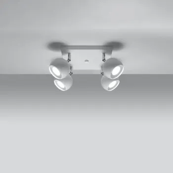 Sollux Oculare 4 fehér mennyezeti lámpa (SOL-SL.0440) GU10 4 izzós IP20