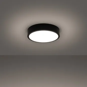 Sollux Onyx 30 fekete-fehér LED mennyezeti lámpa (SOL-SL.1242) LED 1 izzós IP20