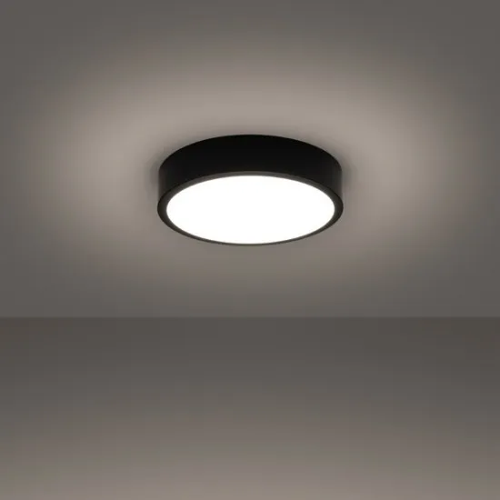 Sollux Onyx 30 fekete-fehér LED mennyezeti lámpa (SOL-SL.1242) LED 1 izzós IP20