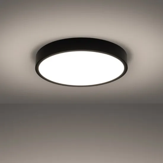 Sollux Onyx 50 fekete-fehér LED mennyezeti lámpa (SOL-SL.1246) LED 1 izzós IP20
