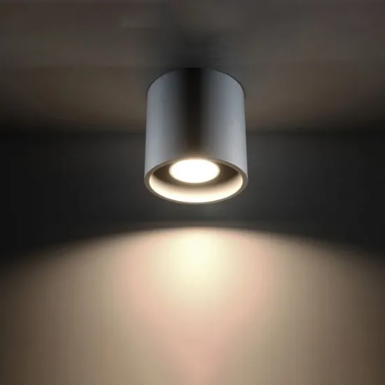 Sollux Orbis 1 szürke mennyezeti lámpa (SOL-SL.0018) GU10 1 izzós IP20