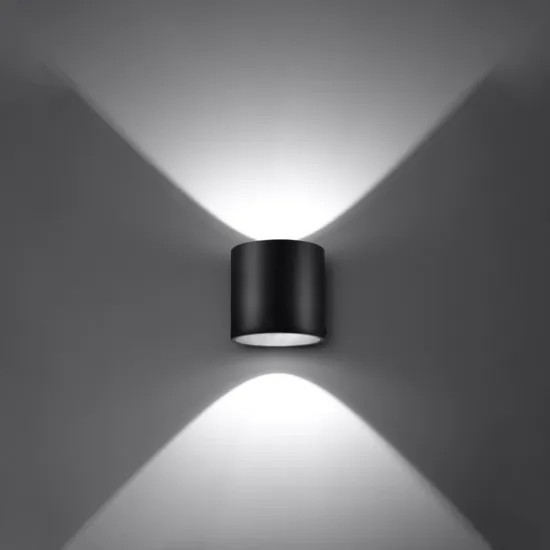 Sollux Orbis 1 fekete fali lámpa (SOL-SL.0048) G9 1 izzós IP20