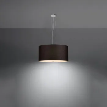 Sollux Otto 50 fekete-fehér függesztett lámpa (SOL-SL.0744) E27 5 izzós IP20