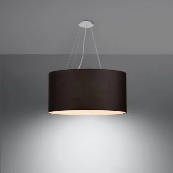 Sollux Otto 60 fekete-fehér függesztett lámpa (SOL-SL.0788) E27 5 izzós IP20