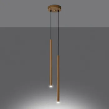 Sollux Pastelo 2 arany függesztett lámpa (SOL-SL.1305) G9 2 izzós IP20