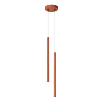 Sollux Pastelo 2 vörös függesztett lámpa (SOL-SL.1525) G9 2 izzós IP20