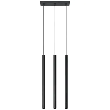 Sollux Pastelo 3 fekete függesztett lámpa (SOL-SL.0470) G9 3 izzós IP20