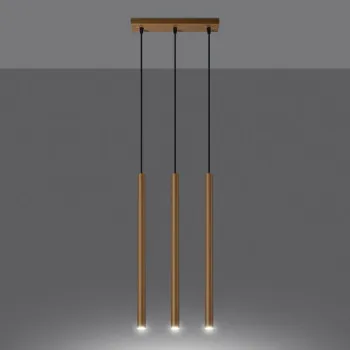 Sollux Pastelo 3L arany függesztett lámpa (SOL-SL.1171) G9 3 izzós IP20