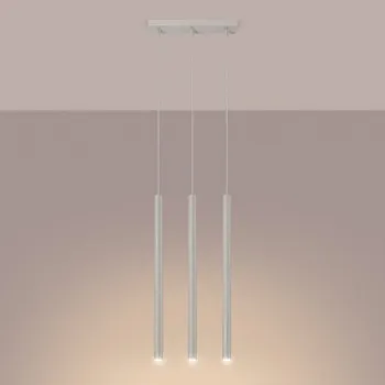 Sollux Pastelo 3L bézs függesztett lámpa (SOL-SL.1514) G9 3 izzós IP20