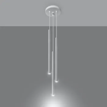 Sollux Pastelo 3P fehér függesztett lámpa (SOL-SL.0467) G9 3 izzós IP20