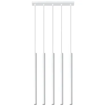 Sollux Pastelo 5 fehér függesztett lámpa (SOL-SL.0468) G9 5 izzós IP20