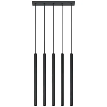 Sollux Pastelo 5 fekete függesztett lámpa (SOL-SL.0472) G9 5 izzós IP20