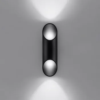 Sollux Penne 30 fekete fali lámpa (SOL-SL.0114) G9 1 izzós IP20