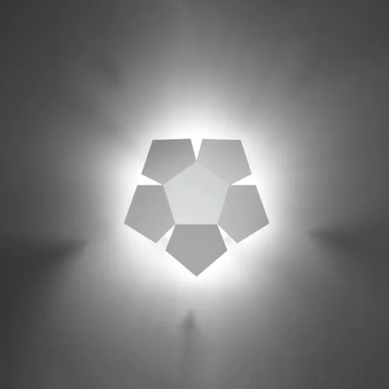 Sollux Penta fehér fali lámpa (SOL-SL.0422) G9 2 izzós IP20